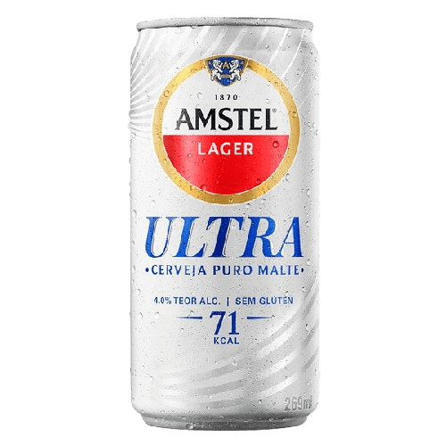 Amstel ultra 269ml - Sem glúten 